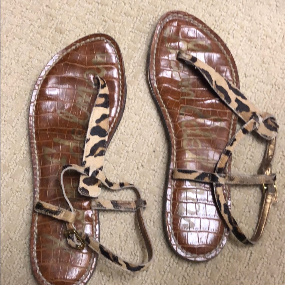 Sam Edelman leopard sandal